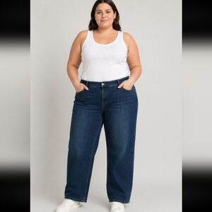 LEE Classic Fit Straight Leg Stretchy Jean Hemmed 24W